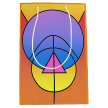 Abstrakte geometrische Kreise Linie Bunt