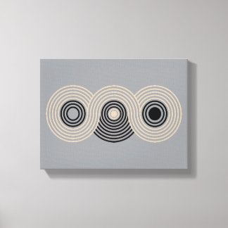 Abstrakte geometrische Kreise und Linien Leinwanddruck