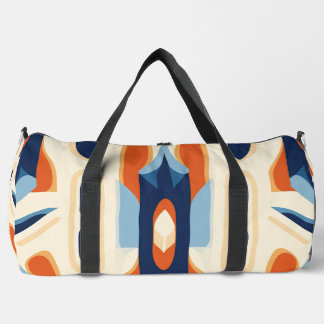 Abstrakte geometrische Kunst des mittleren Jahrhun Duffle Bag