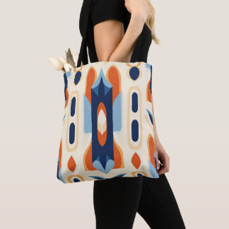 Abstrakte geometrische Kunst des mittleren Jahrhun Tasche