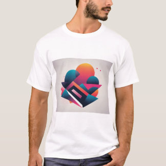 Abstrakte geometrische Kunst: Ein Burst der Farben T-Shirt