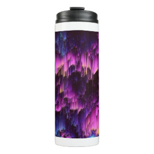Abstrakte geometrische Kunst Thermosbecher