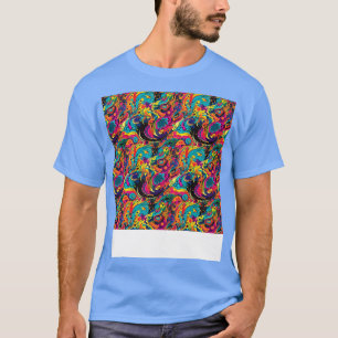 Abstrakte geometrische Linien nahtlos Muster G T-Shirt
