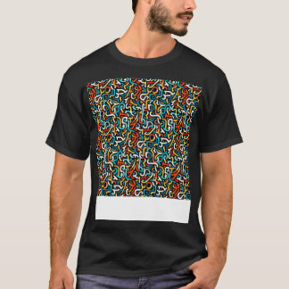 Abstrakte geometrische Linien nahtlos Muster G T-Shirt