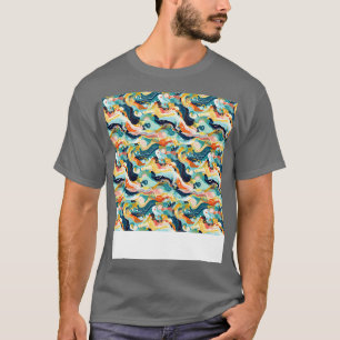 Abstrakte geometrische Linien nahtlos Muster G T-Shirt