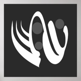 abstrakte geometrische Linien Poster