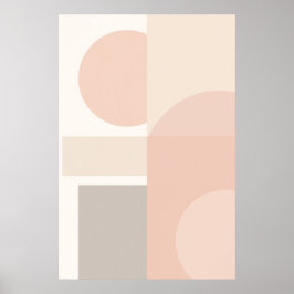 Abstrakte geometrische Minimalbilanz Poster