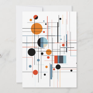Abstrakte geometrische moderne minimalistische Lin Ankündigung