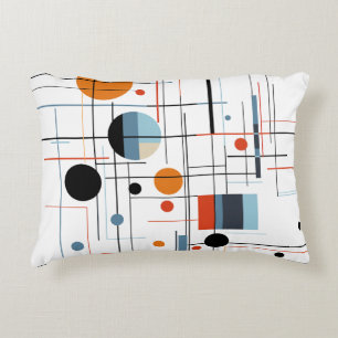 Abstrakte geometrische moderne minimalistische Lin Dekokissen