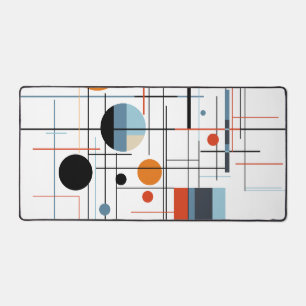 Abstrakte geometrische moderne minimalistische Lin Schreibtischunterlage