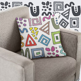 Abstrakte geometrische Muster moderner Designs Kissen