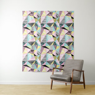 Abstrakte geometrische Muster-Tapeten Wandteppich