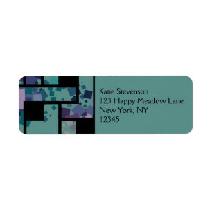 Abstrakte geometrische Quadrate