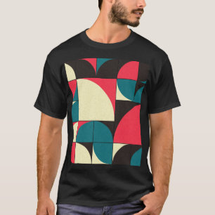 Abstrakte geometrische, rechnerische Kunstdarstell T-Shirt
