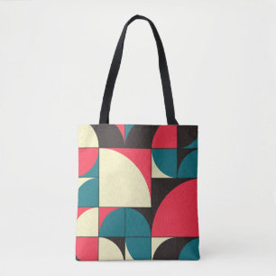 Abstrakte geometrische, rechnerische Kunstdarstell Tasche