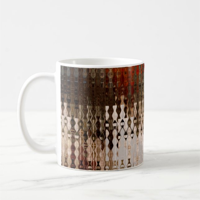 abstrakte, geometrische Schnittfläche Kaffeetasse (Links)