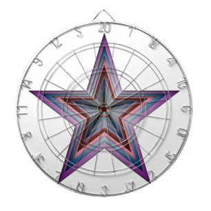 abstrakte geometrische Starkunst Dartscheibe