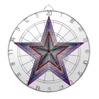 abstrakte geometrische Starkunst Dartscheibe