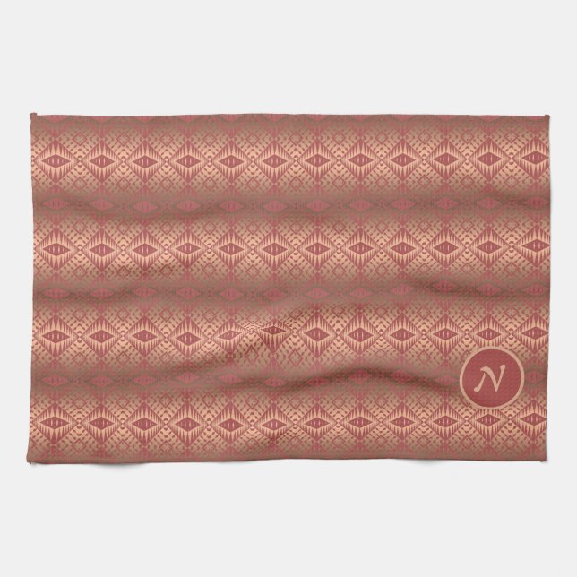 Abstrakte geometrische Steigung südwestlich Geschirrtuch (Horizontal)