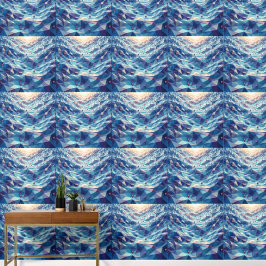 Abstrakte geometrische Waves: Dynamisches 3D Tapete