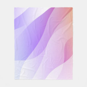Abstrakte Geometrische Wellenform mit glattem Soft Fleecedecke
