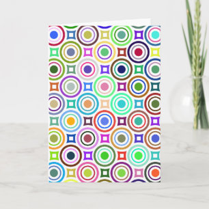 Abstrakte geometrische Zirkel Karte