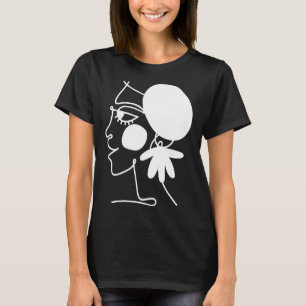 Abstrakte Gesichtspflege Männer Kinder Mädchen Mäd T-Shirt