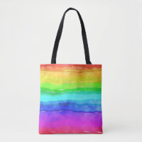 Abstrakte gestrichene Streifen Regenbogen