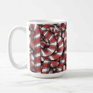 Abstrakte, gezwirnte Canons Kaffeetasse