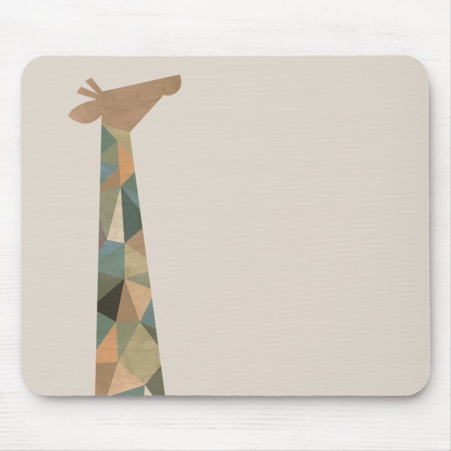 Abstrakte Giraffe Mousepad (Vorne)