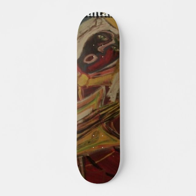 Abstrakte Gitarre II Skateboard (Vorne)