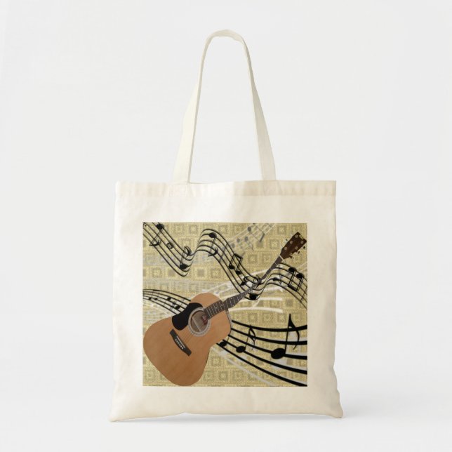 Abstrakte Gitarren-Tasche Tragetasche (Vorne)