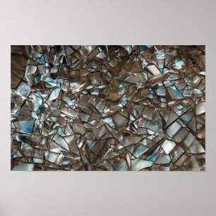 Abstrakte Glaskunstkunst Poster