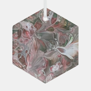 Abstrakte Glasverzierung Ornament Aus Glas