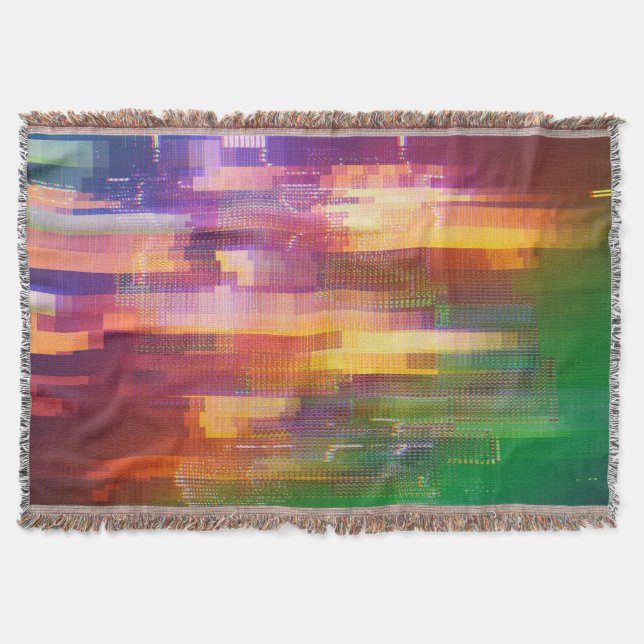 Abstrakte Glitch: Textur des Prüffelds Decke (Vorderseite)