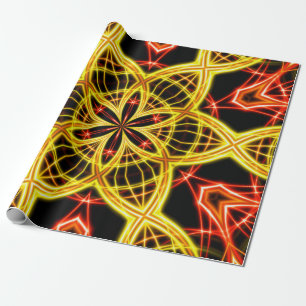 Abstrakte goldene Bühne. Geschenkpapier
