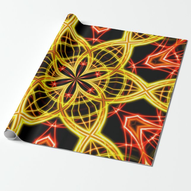Abstrakte goldene Bühne. Geschenkpapier (Ungerollt)