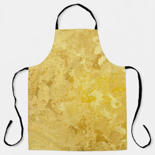 Abstrakte goldene Farbe auf Grunge rau Oberfläche Schürze
