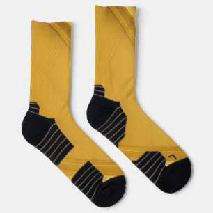 Abstrakte goldene geometrische Luxus-Hintergrundku Socken