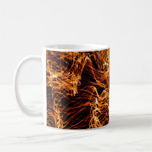 Abstrakte goldene Lichter Kaffeetasse