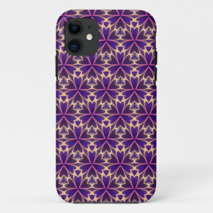 Abstrakte goldene rosa Blumen Case-Mate iPhone Hülle