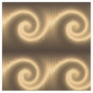 abstrakte goldene Spiralstruktur Stoff