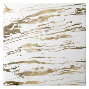 Abstrakte, goldfarbene Marmorfarbe Fliese