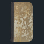 Abstrakte Goldmalerei mit Silberfalten Geldbeutel Hülle Für Das Samsung Galaxy S4<br><div class="desc">Megan Meagher hat dieses abstrakte Goldgemälde mit Silberklecksen geschaffen. Ein sehr zeitgenössisches Stück,  Kunstliebhaber sollten dieses Stück zu ihrer Sammlung ASAP hinzufügen!</div>