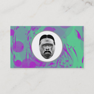 Abstrakte Gorilla Business Cards Visitenkarte