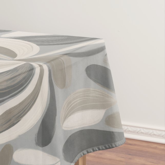 Abstrakte Gouache-Blumenkomposition Tischdecke (Beispiel)