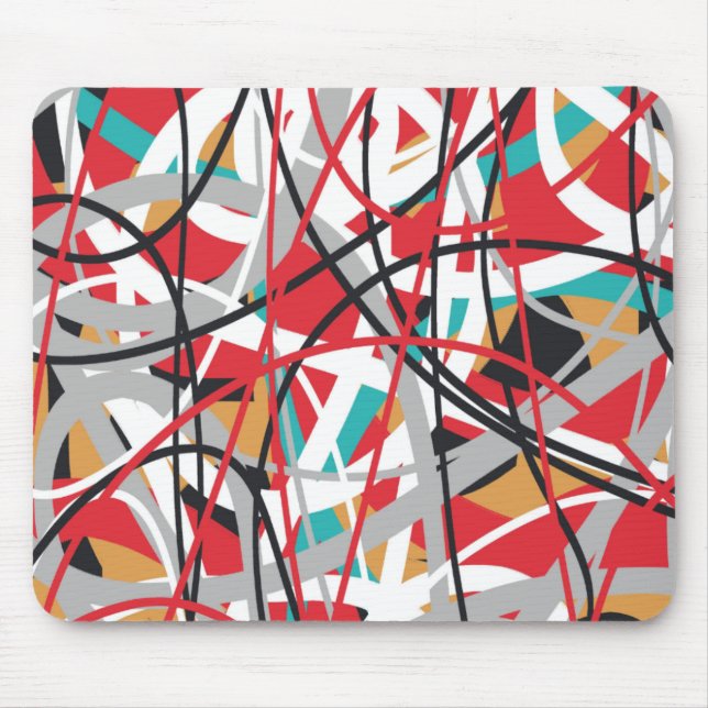 Abstrakte Graffiti Mousepad (Vorne)
