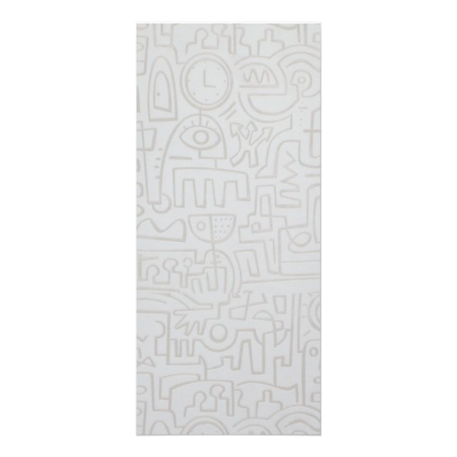 Abstrakte Graffiti-Rackkarte Werbekarte (Vorne)