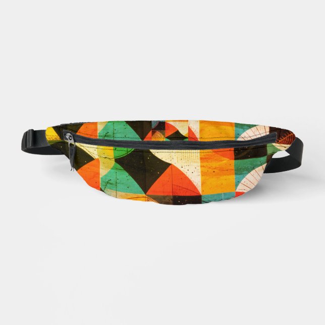 Abstrakte Grafiken Bauchtasche (Vorderseite)