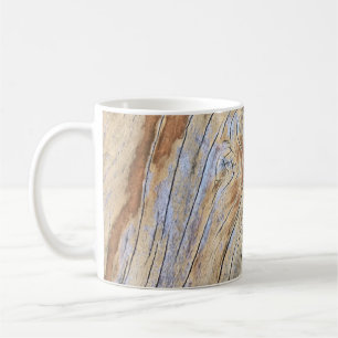 Abstrakte grafische Darstellung der Holzstruktur i Kaffeetasse